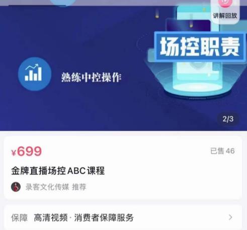 大果文化·金牌直播场控ABC课，复制直接间，场控如何带出百万级主播-佛系网创