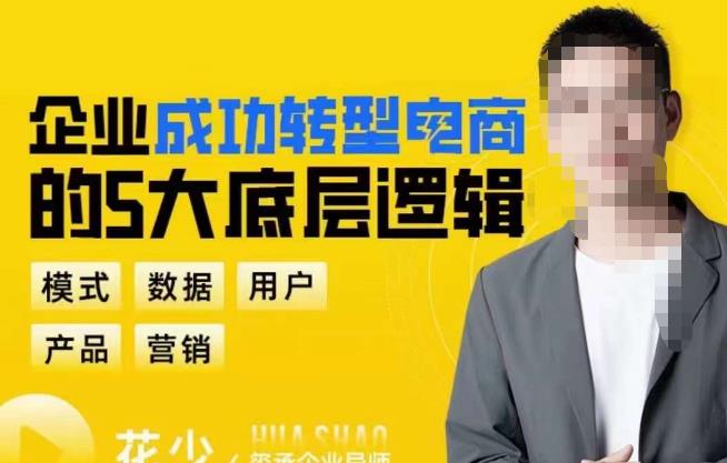 企业成功转型电商的5大底层逻辑，从模式、数据、用户、产品、营销5大板块，助你高效转型电商赛道-佛系网创