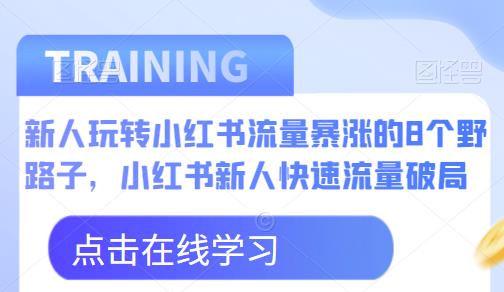 新人玩转小红书流量暴涨的8个野路子，小红书新人快速流量破局-佛系网创