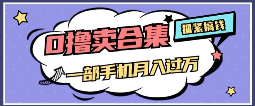 0撸项目月入过万，售卖全套ai工具合集，一单29.9元，一部手机即可【揭秘】-佛系网创