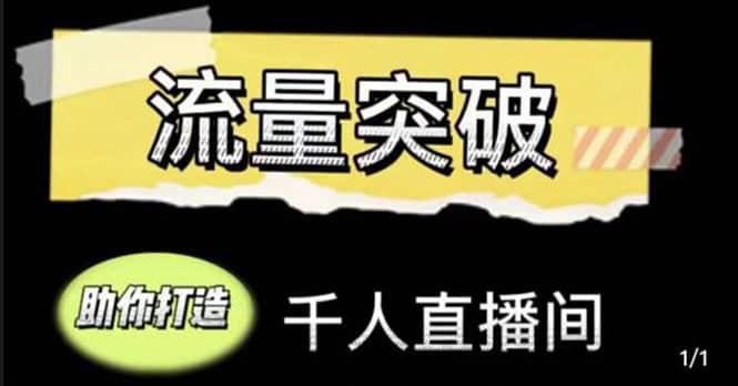 （4163期）直播运营实战视频课，助你打造千人直播间（14节视频课）-佛系网创