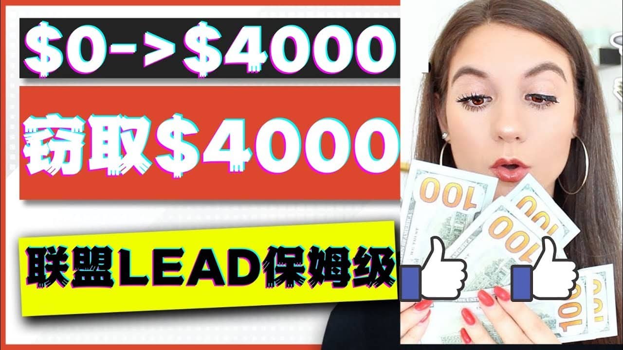 （4306期）2023国外联盟项目实操保姆级教程：月入4000美元，适合初学者！-佛系网创