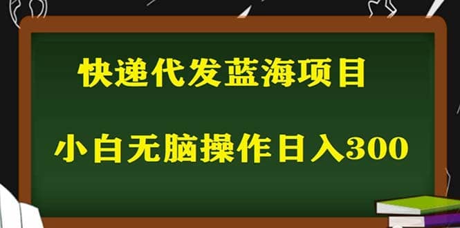 （5573期）2023最新蓝海快递代发项目，小白零成本照抄也能日入300+（附开户渠道）-佛系网创