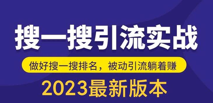 （5643期）外面收费980的最新公众号搜一搜引流实训课，日引200+-佛系网创