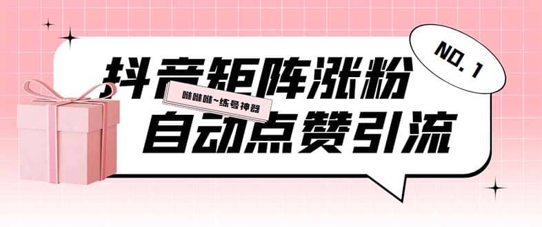 （5900期）外面收费3988斗音矩阵涨粉挂机项目，自动化操作【软件+视频教程】-佛系网创