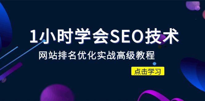 （6501期）1小时学会SEO技术 网站排名优化实战高级教程-秒杀市面95%收费几千的SEO教程-佛系网创