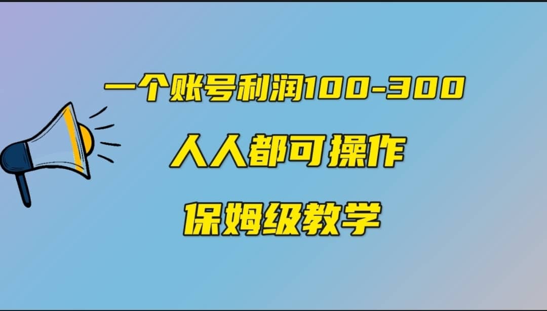 （7024期）一个账号100-300，有人靠他赚了30多万，中视频另类玩法，任何人都可以做到-佛系网创