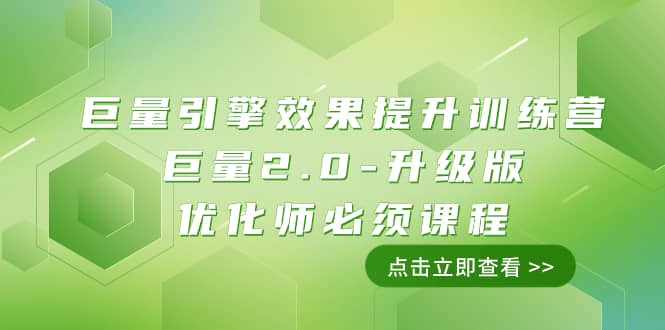 （7887期）巨量引擎·效果提升训练营：巨量2.0-升级版，优化师必须课程（111节课）-佛系网创