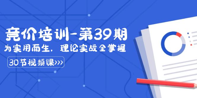 某收费竞价培训-第39期：为实用而生，理论实战全掌握（30节课）-佛系网创